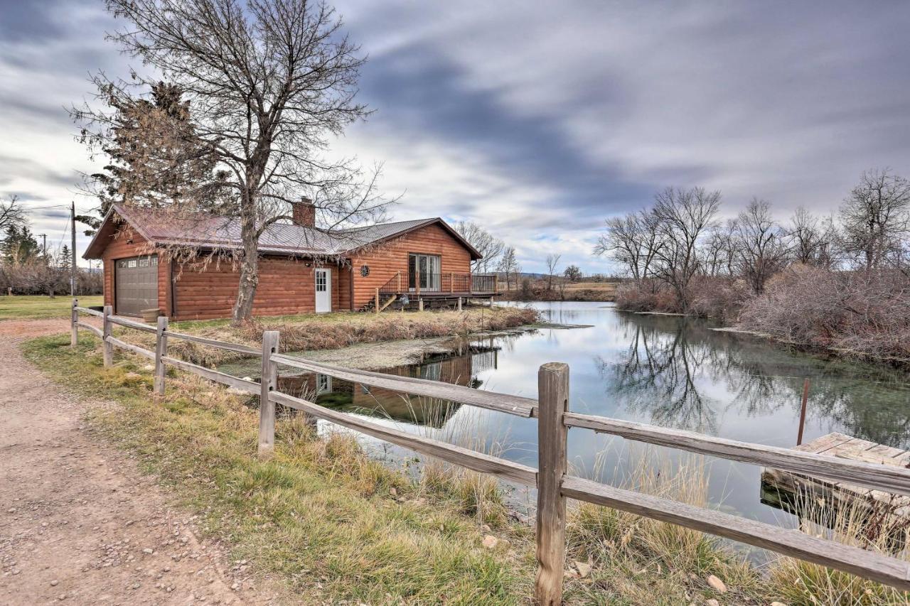 Rustic Spearfish Cabin On 12-Acre Trout Farm Exterior photo