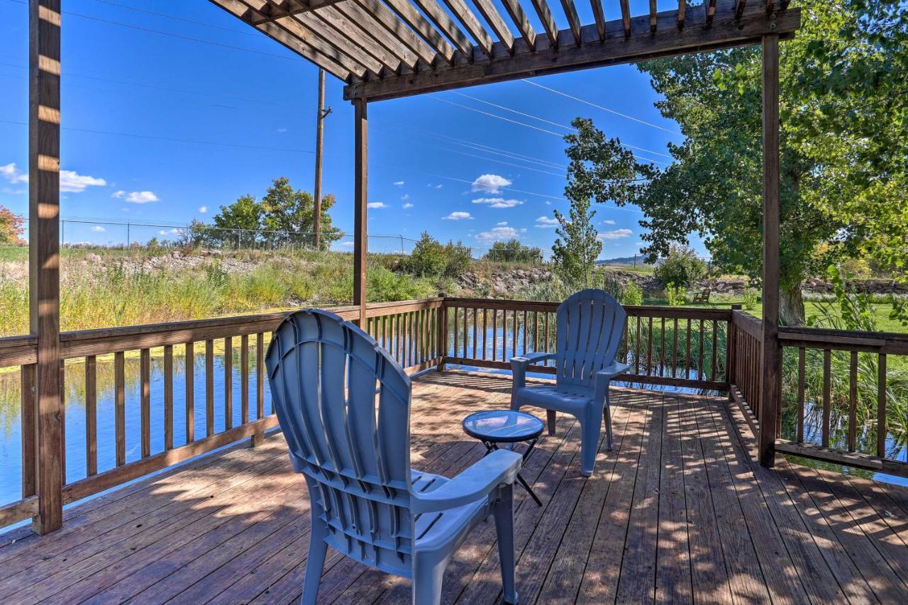 Rustic Spearfish Cabin On 12-Acre Trout Farm Exterior photo